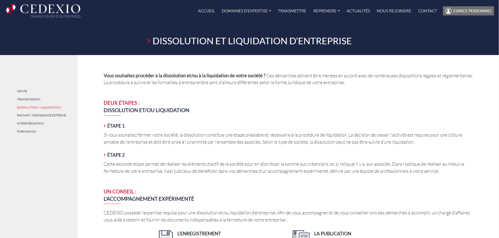 Screen page d'accueil du projet